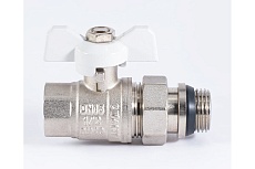 Шаровой кран PROFACTOR PF STANDARD с полусгоном, с уплотнением, в/н, ручка бабочка 1/2 дюйма PF UBV 324 UR