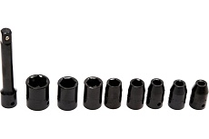 Пневматический гайковерт Rossvik 1/2&quot;, 720 Hм, с набором головок RT-5270K