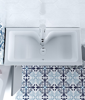 Тумба с раковиной 1MarKa Mira 60 см напольная