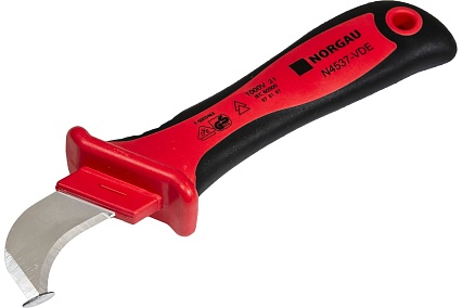 Нож Norgau тип N4537-VDE с загнутым лезвием VDE, 215 мм 067367017