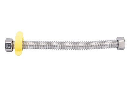 Гибкая сильфонная подводка Kopfgescheit из нержавеющей стали 1/2", 20 см KR-A304.30