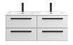 Мебель для ванной Cezares Eco-Cer-N 120 см, 4 ящика Bianco Lucido