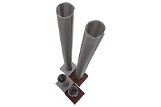 Кожух BYR PEX 100 мм (2 шт.) накладка серая (2 шт.) 2066 х 2 х 2070