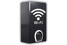 Газовый настенный котел Federica Bugatti 24 varme 2-х контурный, с дисплеем, с wi-fi, черный G24F7P
