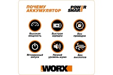 Аккумулятор 20В 4.0 Ач Worx WA3553