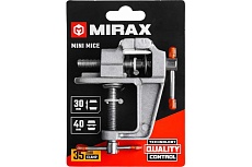 Настольные тиски для точных работ MIRAX 40 мм 32472-40