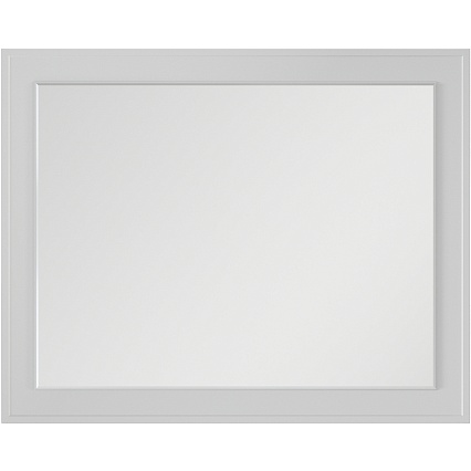 Зеркало La Fenice Cubo 100x80 см белый матовый FNC-02-CUB-B-100-80
