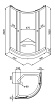 Душевой уголок Тритон Альфа-Блэк Щ0000054223 90x90 прозрачное, с поддоном