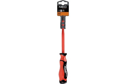 Шлицевая отвертка Neo Tools 0.4x2.5x75 мм, 1000 В 04-150