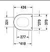 Крышка-сиденье Duravit Starck 3 арт. 0063810000