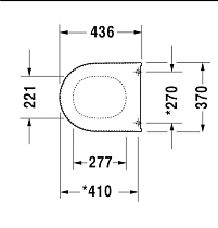 Крышка-сиденье Duravit Starck 3 арт. 0063810000