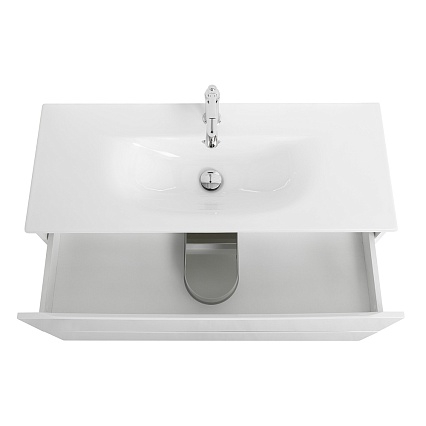 Мебель для ванной BelBagno Marino-Cer-Mini 100 см Bianco Lucido