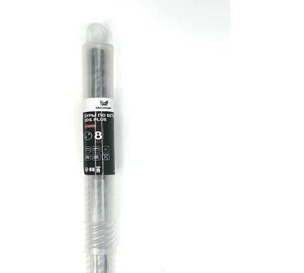 Бур по бетону МАНКОР 8x160 мм, SDS-plus, Х-тип 8.160.4P