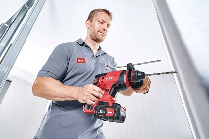Комбинированный аккумуляторный перфоратор Flex CHE 18.0-EC C 491284