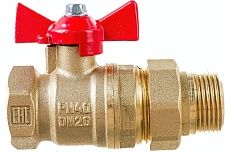 Шаровой для воды Valfex американка, 3/4" ВР/НР ручка-бабочка VF.227.LB1.034.Bir