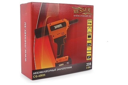 Аккумуляторный вытяжной заклепочник Messer CQ-60025 05-32-064