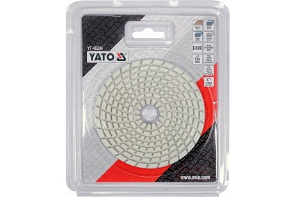 Диск алмазный шлифовальный 100 мм, Р800 Yato YT-48204
