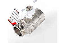 Шаровой кран PROFACTOR PF STANDARD ручка бабочка, в/н 1 дюйм PF FBV 305