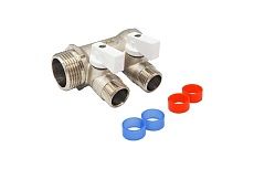 Коллектор Rvc 1 гш-1/2 ш, с кранами 2 выхода (под ЕК 16x1/2 ) 01432