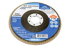 Круг лепестковый торцевой (125х22.2 мм; Р180) Vertextools 12600-180