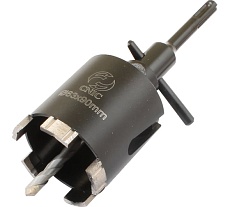 Коронка алмазная по камню CNIC 63x90мм М16, для сухой резки, хвостовик SDS-PLUS DB0101 33695