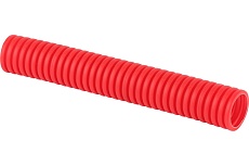 Гофрированная труба Рувинил 32 мм ПНД красная для МПТ пешель 25 м 23200К