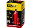 Гидравлический бутылочный домкрат Stayer Red Force, 12т, 230-465 мм 43160-12_z01