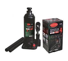 Домкрат Rockforce гидравлический бутылочный с клапаном 4т высота подъема 194-372мм RF-T90404/Euro(15112)