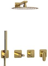 Душевой набор WasserKRAFT Neckar A2151.278.279.183.208.280.197.281 глянцевое золото