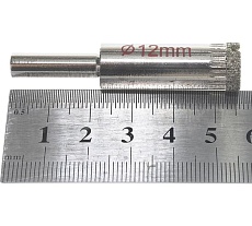 Коронка алмазная кольцевая для стекла и кафеля 12 мм FIT IT 36029