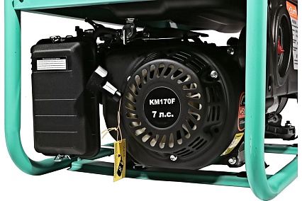 Бензогенератор Sturm 6500 ВА, AVR (Авто. Рег.Напр.), ручной старт, 73 кг, бак 25 л PG8765N