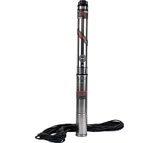 Скважинный многоступенчатый насос Verton DW50/370V (370Вт,Qmax 35л/мин,Hmax 50м,d насоса 76мм, верх.забор) 01.13295.13322