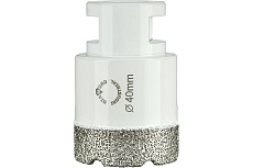 Коронка алмазная по керамограниту 40 мм, M14 на УШМ Diamond Industrial DIDKVP40M14