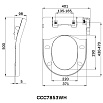 Крышка-сиденье для унитаза Am.Pm CCC7853WH электронная, с микролифтом