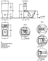 Чаша для унитаза Geberit iCon Square 200930000