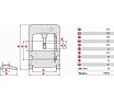 Настольный пресс с ручным приводом 10т Mega PRS10_grey