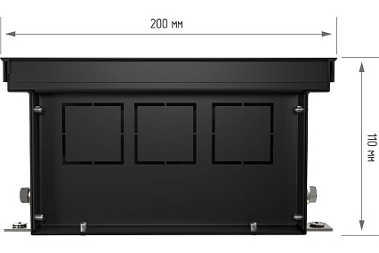 Внутрипольный конвектор Royal Thermo ATRIUM-110/200/1800-DG-U-NA НС-1477238