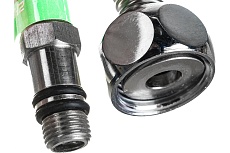 Подводка для смесителя из нержавеющей гофрированной трубы Lavita HF-C500L 1/2хМ10, гайка-штуцер