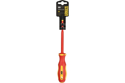 Отвертка IEK Arma2l 5 диэлектрическая slim sl5,5x125 т2 A2L5-SC31-T2-SL-55-125