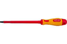 Отвертка Kraftool Expert 250083-8.0-175 высоковольтная Cr-Mo-V стержень двухкомпонентная маслобензостойкая рукоятка SL 8.0x175 мм
