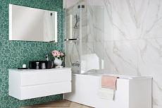 Мебель для ванной Jacob Delafon Madeleine 80 см с подсветкой, матовый белый