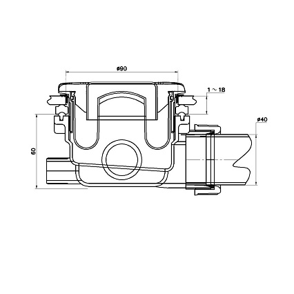 Поддон для душа RGW Stone Tray ST/R 90x90 белый, полукруг