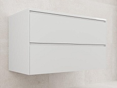 Тумба с раковиной Style Line Лима 100 см белый матовый