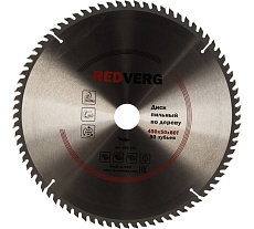 Диск пильный по дереву твердосплавный (450х50 мм; 80 зубьев) Redverg 6621244