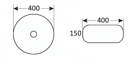 Раковина CeramaLux N 5004 40 см