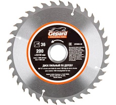 Диск пильный 200x32/30 мм, 36 зубьев Gepard GP0906-36