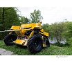 Радиоуправляемая колёсная газонокосилка с бензиновым двигателем KAWASAKI для склонов SPIDER с шириной кошения 80 см ILD01