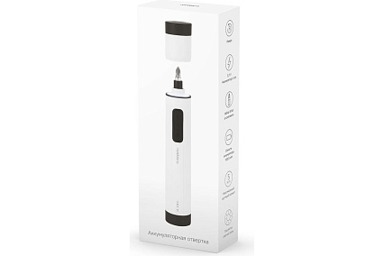 Аккумуляторная отвертка Rombica MyKit S1 White SCR-005