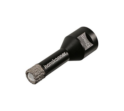 Коронка алмазная 12x60 мм, M14 для УШМ Hanskonner H1055-10-12