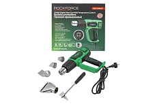 Промышленный фен с индикацией температуры и насадками Rockforce RF-HG75-2000LED(52353)